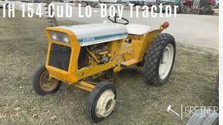 IH 154 Cub Lo-Boy Tractor -Selling at our Spring 2024 Online-Only Machinery Consignment Auction