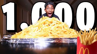 THE BLACK MATT STONIE ATTEMPTS 1,000 FRENCH FRY Challenge