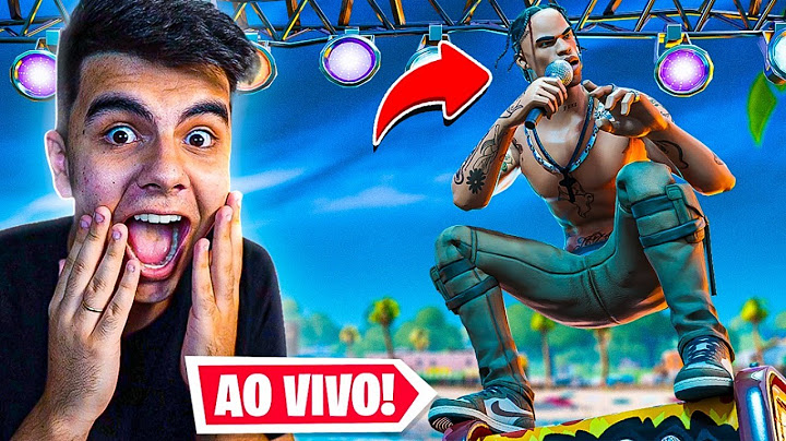 EVENTO AO VIVO DO TRAVIS SCOTT AGORA NO FORTNITE! ‹ ElDengoso ›