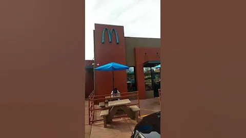 The ONLY place in the world where McDonald's arches are NOT yellow! #sedona #arizona