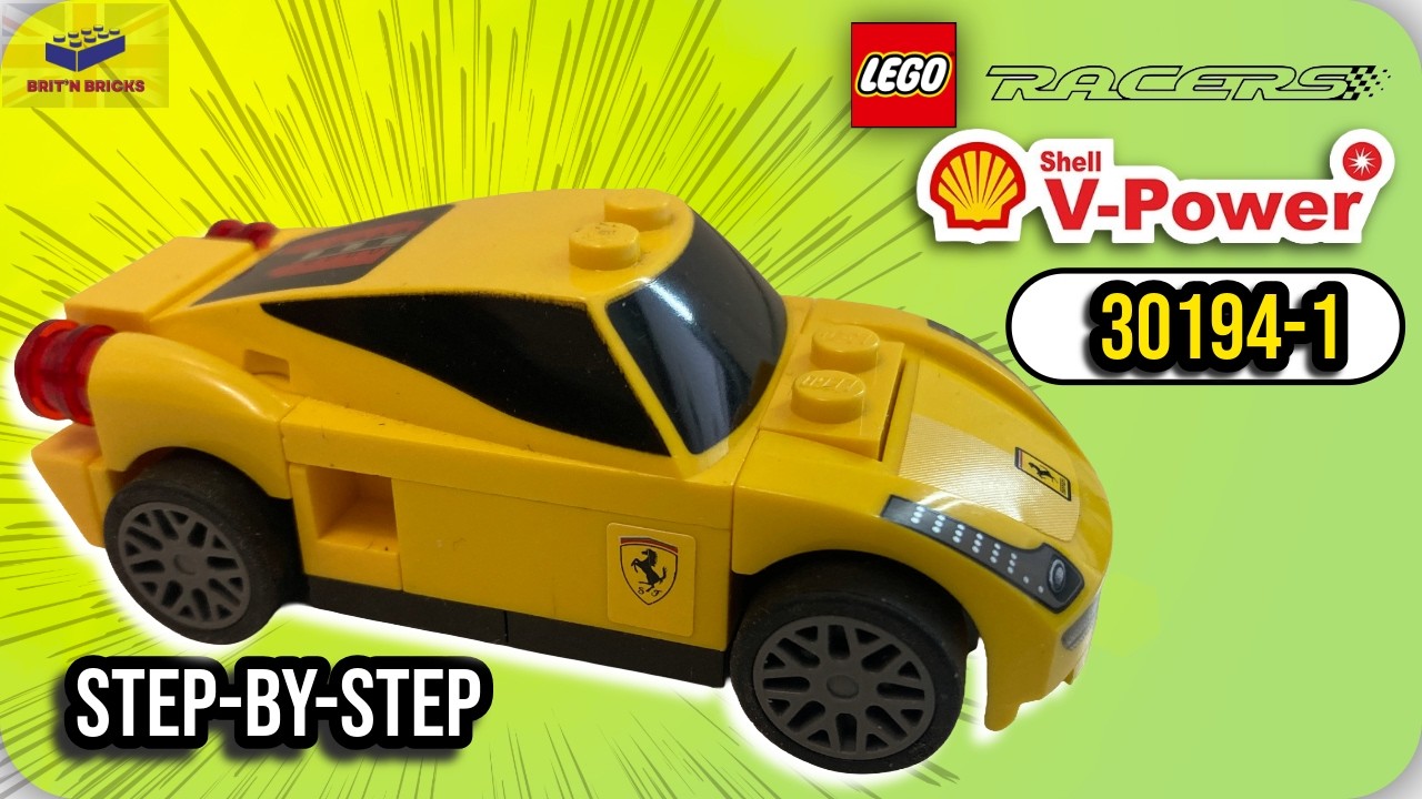 How to Build LEGO 30194: Ferrari 458 Italia (Step-by-Step