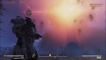 finally launched my first nuke in fallout 76 (solo)