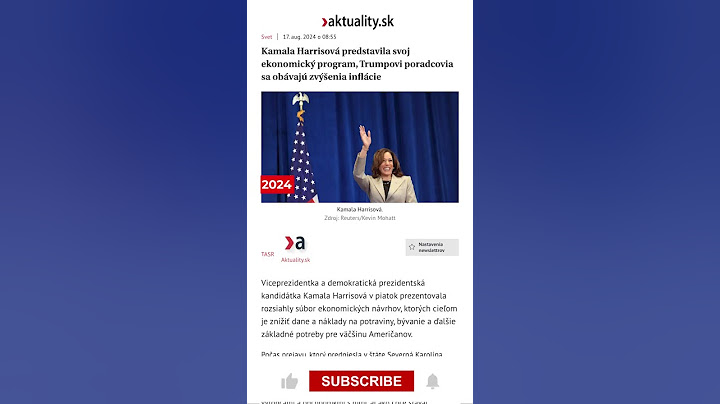 🎴 Eso z rukáva | #aktuality #online #harrison_kamala #volby #usa #prezident