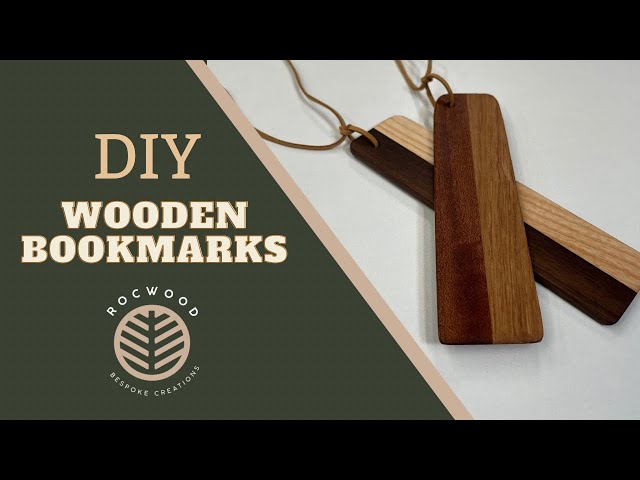 How To Make Wooden Bookmarks  Easy Woodworking DIY Project 