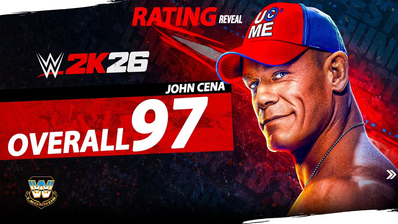 WWE 2K26: Official Rating Reveal Ft. John Cena, Brock Lesnar, Roman Reigns – Part 1