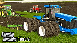BUYING THE BIGGEST TRACTOR OF THE 1990&#39;S! (500HP)  | FARMING SIMULATOR 1990&#39;S