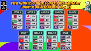 FIFA World Cup 2026 AFC Preliminary Joint Qualifiers Round 1 \& Round 2