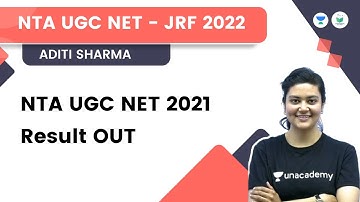 NTA UGC NET 2021 Result OUT | Aditi Sharma