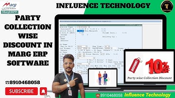 How to Set Party Collection wise Discount In Marg  Software