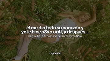 Sabrina Carpenter - We Almost Broke Up Again Last Night (Español + Lyrics)