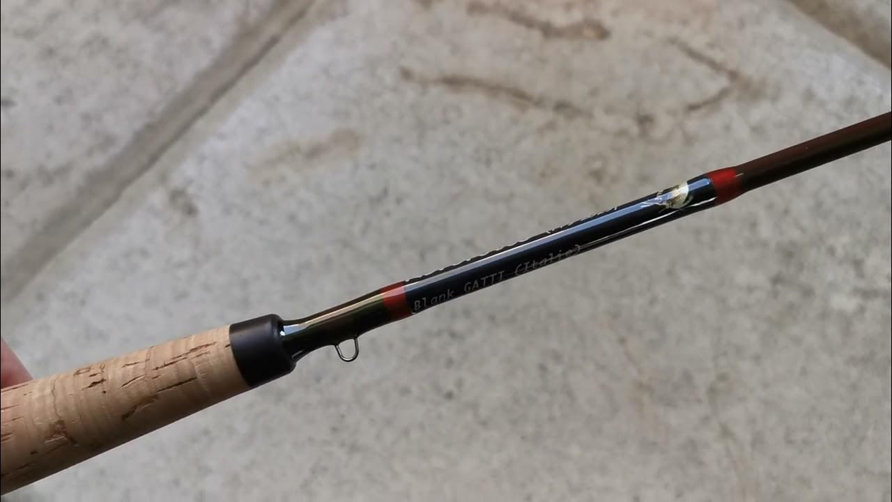Marquage personnalisé pour canne à mouche sur un blank Gatti YouTube