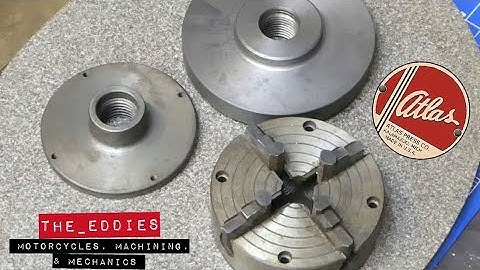 Adapting a new back plate to an old lathe chuck the hard way