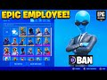 RATING A *EPIC EMPLOYEES* STACKED FORTNITE ACCOUNT... (insane)