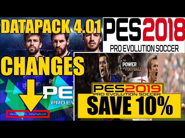 PES 2018 Official Update Patch 1.0.5.2 + Datapack 4.01 [ STEAM / NON-STEAM  ] ~