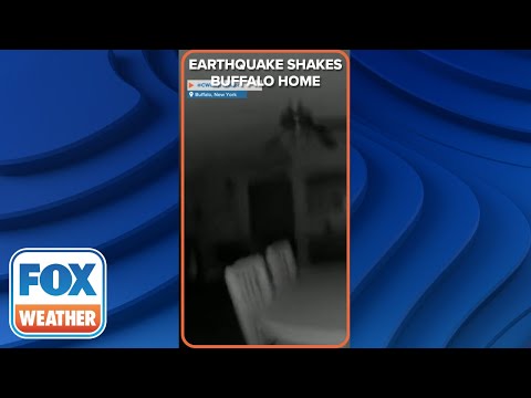 Camera Captures Moment Magnitude 3.8 Earthquake Shakes Buffalo Home