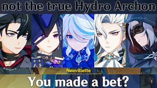 Cinematic Cutscenes Clorinde, Wriothesley, Neuvillette, Furina, Arlno The Knave Genshin Impact