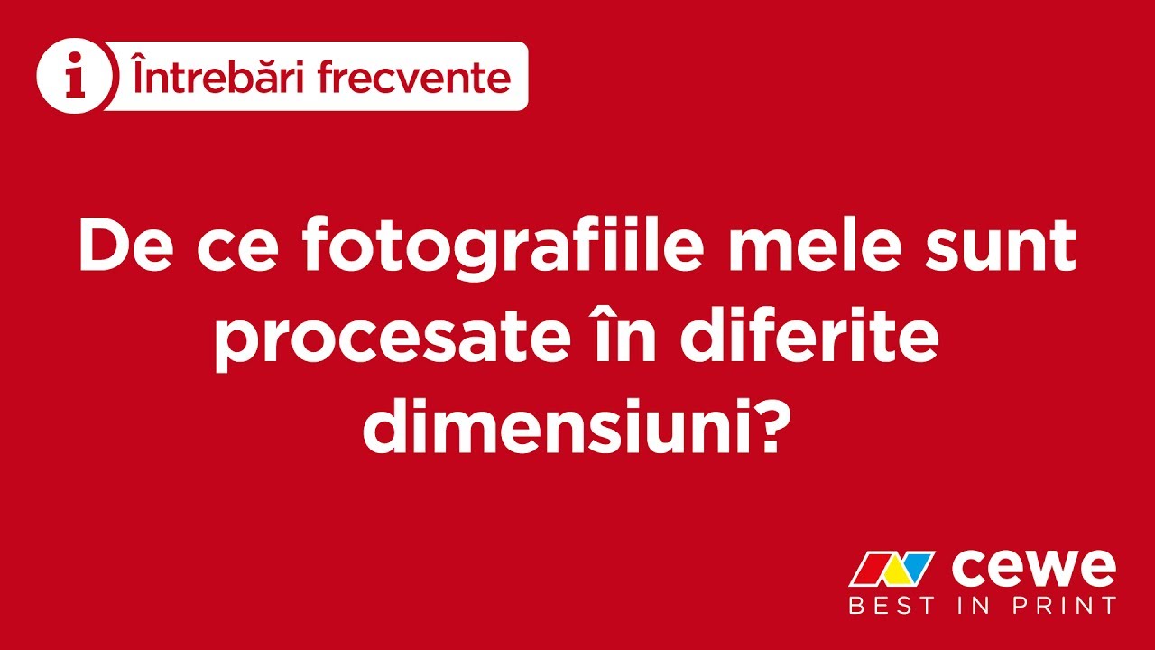 Developare Fotografii Poze De Dimensiuni Diferite Youtube