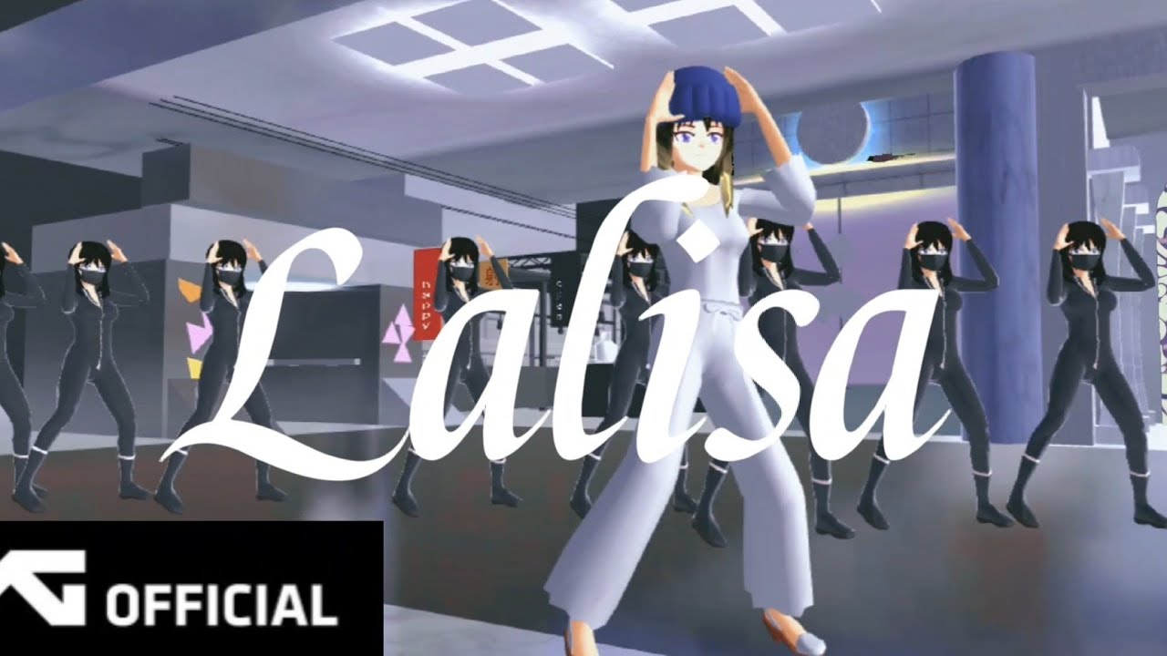 [MV] LISA- LALISA black pink sakura school simulator music video