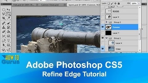 Adobe Photoshop CS5 Refine Edge Tutorial - How to use the Photoshop Refine Edge Tool