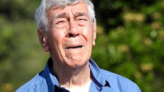Sad Crying Hispanic Senior Man