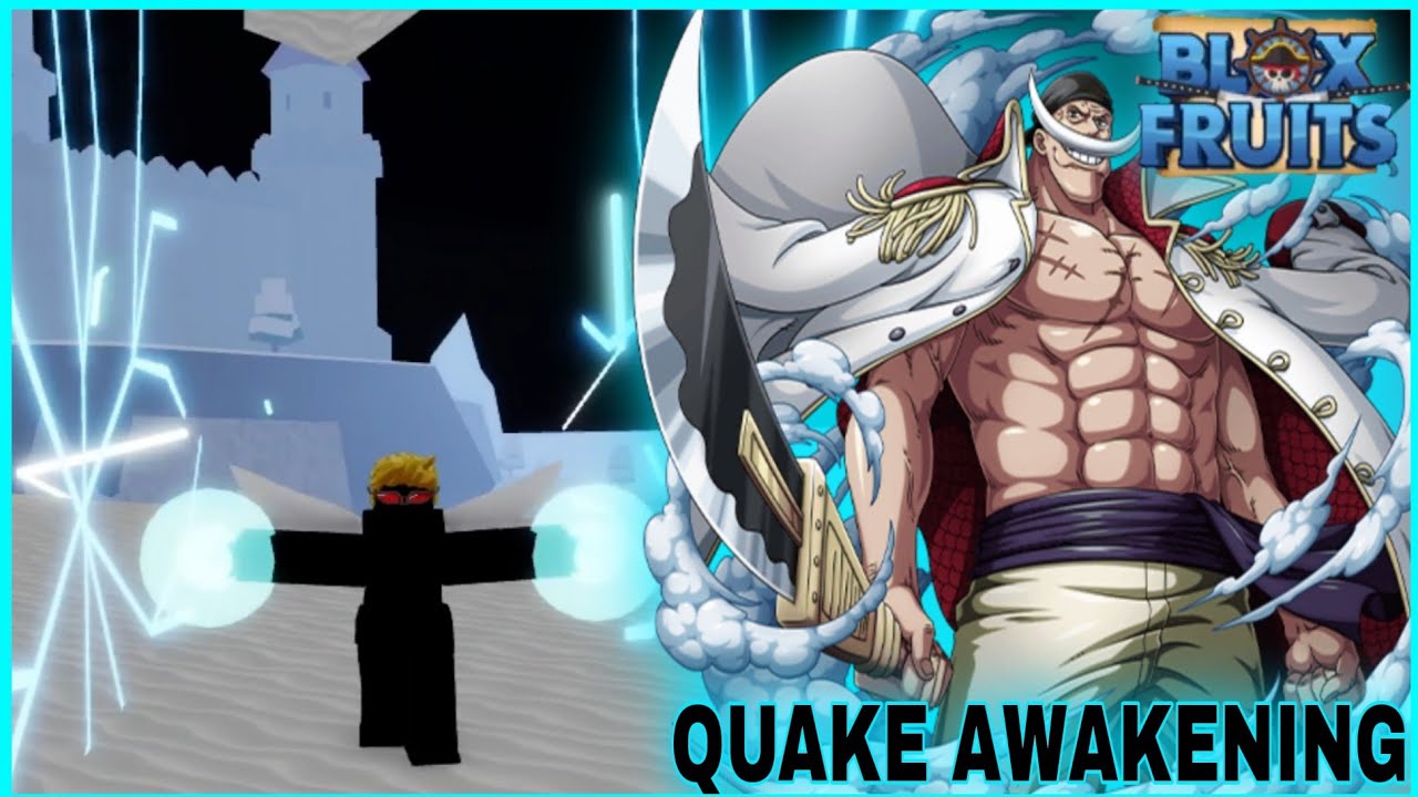 Unlock All Quake Awakening Skill + Showcase In Blox Fruits  - Part 20