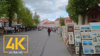 Vilnius, Lithuania - Walking Tour with City Sounds (4K 60fps) - Part #3