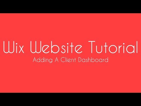 Wix Website Tutorial - Creating A Client Dashboard in Wix - FREE Wix Workshop Coming