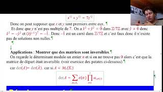 Agrégation interne maths : Leçon 103 Anneau Z/nZ. Applications.