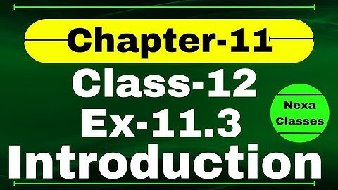 Class 12 Chapter 11 Introduction | 3D Geometry Ex 11.3 | Chapter 11 Class 12 Introduction |Term2