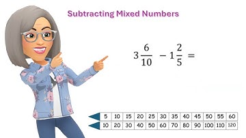 Subtract Mixed Numbers with Unlike Denominators | MATH PLUS | Where Math Makes Sense