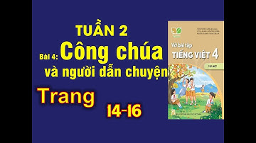 Vở tiếng việt lớp 4 sách kết nối tuần 2| Bài 4 công chúa và người dẫn chuyện trang 14,15,16