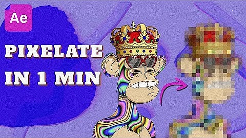 How To Pixelate in After Effects | 1MinShow Ep 13