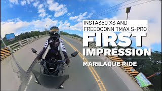 Insta360 X3 and Freedconn TMAX S-PRO | First Impression | Beginners Honest Review!