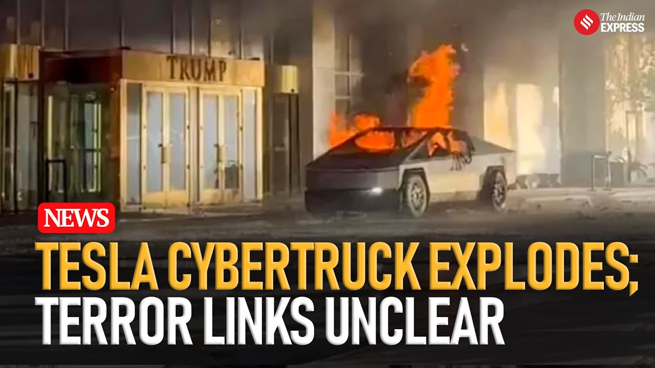 Tesla Cybertruck Explosion Outside Trump Hotel In Las Vegas Raises ...