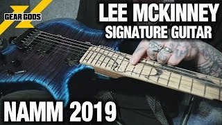 NAMM 2019 - LEE MCKINNEY of BORN OF OSIRIS' New Signature Kiesel Guitar  | GEAR GODS