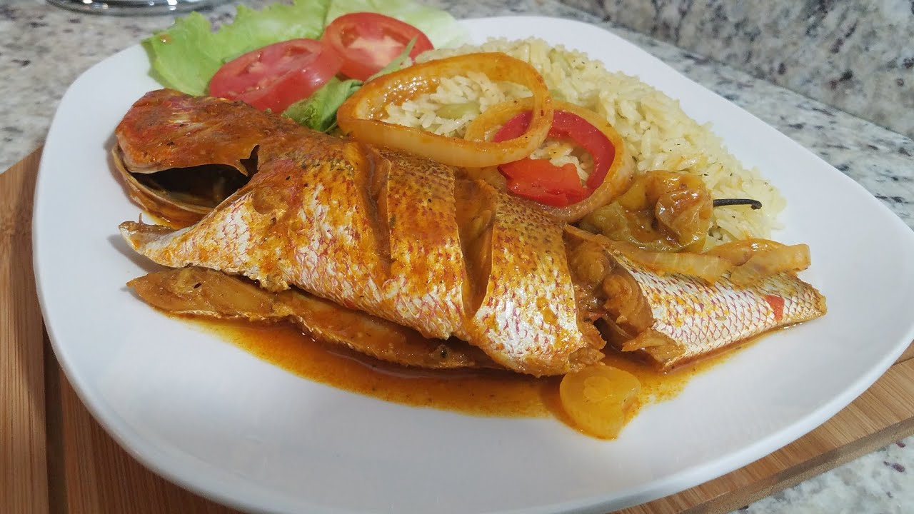 Poisson en sauce