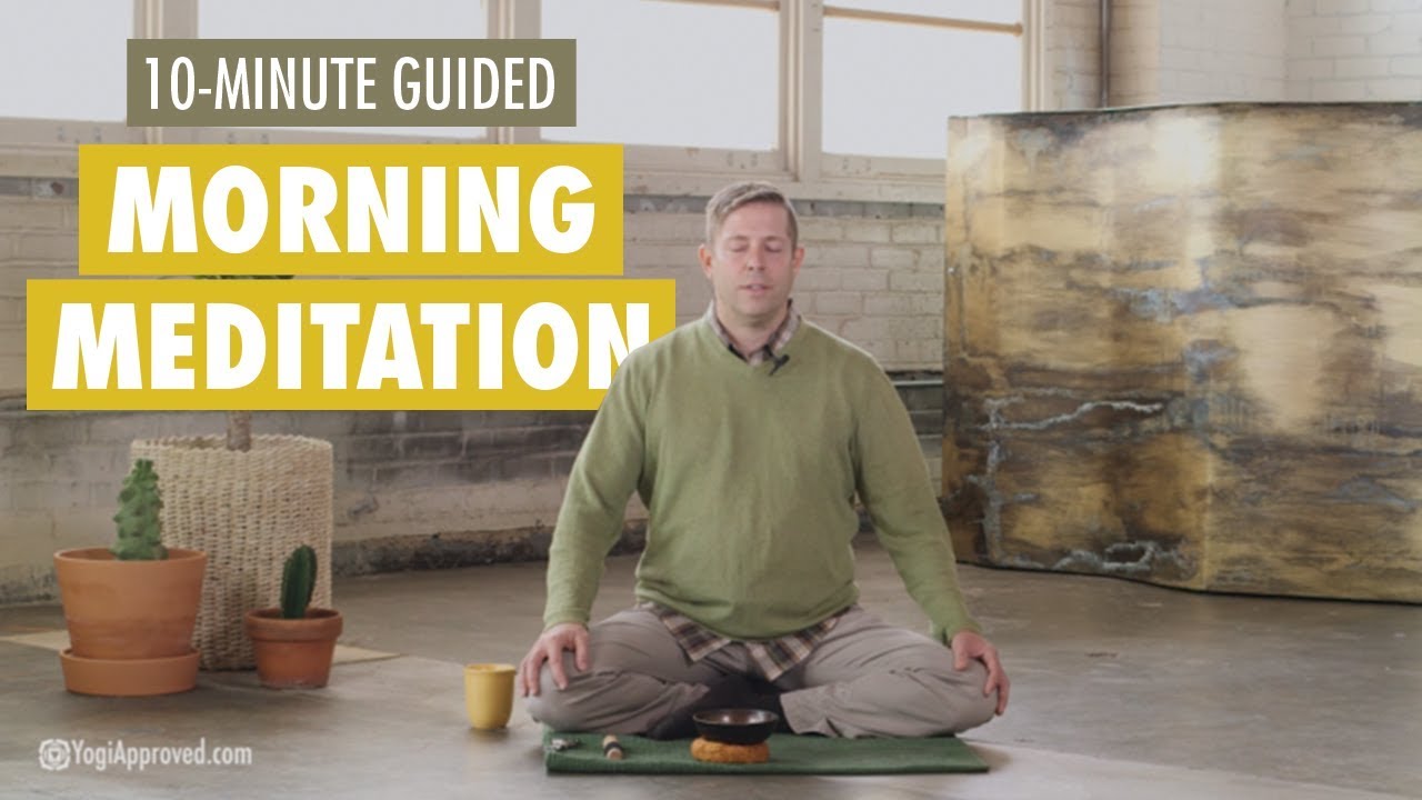 10-Minute Guided Morning Meditation to Calm and Center Your Mind - YouTube