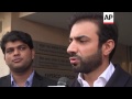 Bugti speaks outside indian consulate in geneva