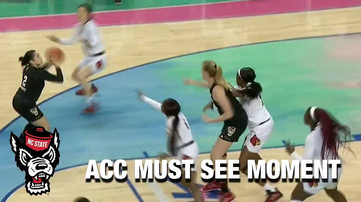 NC State's Raina Perez Hits Game Winner In The Cha...