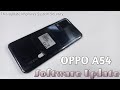 Oppo a54  sofware update  this update improves system security  waleedbizz