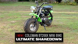 Coleman BT200X Mini Bike Ultimate Shakedown