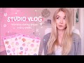 STUDIO VLOG | Working during crazy times