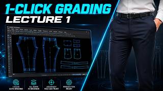 Gerber CAD Front Rise Grading Adjustment with Excel Automation | Lecture 1