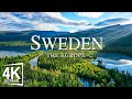 FLYING OVER SWEDEN - Relaxing Music With Beautiful Natural Landscape (Videos 4K)