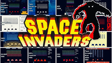 Space Invaders Versions Comparison|Feat. PEPSI INVADERS