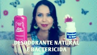 âœ¿â€¢*Â¨`*â€¢.DESODORANTE NATURAL E BACTERICIDA.â€¢Â´*Â¨`*â€¢âœ¿ (Minha SaÃºde com Bicarbonato de SÃ³dio)