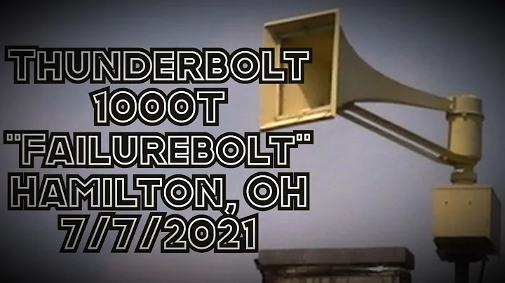 Federal Signal Thunderbolt 1000T Siren Test | Full Alert | Hamilton, OH | 7/7/2021