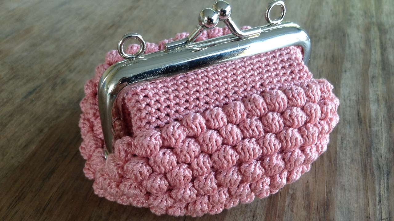 DIY Crochet Pattern Knit look Clutch by Ana D