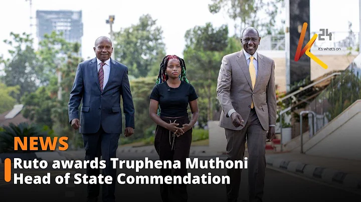 Ruto awards Truphena Muthoni Head of State Commendation for tree-hugging record