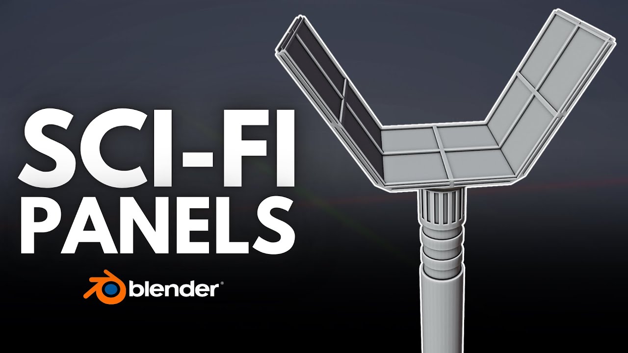 Create Sci-Fi Panels in Blender! - YouTube